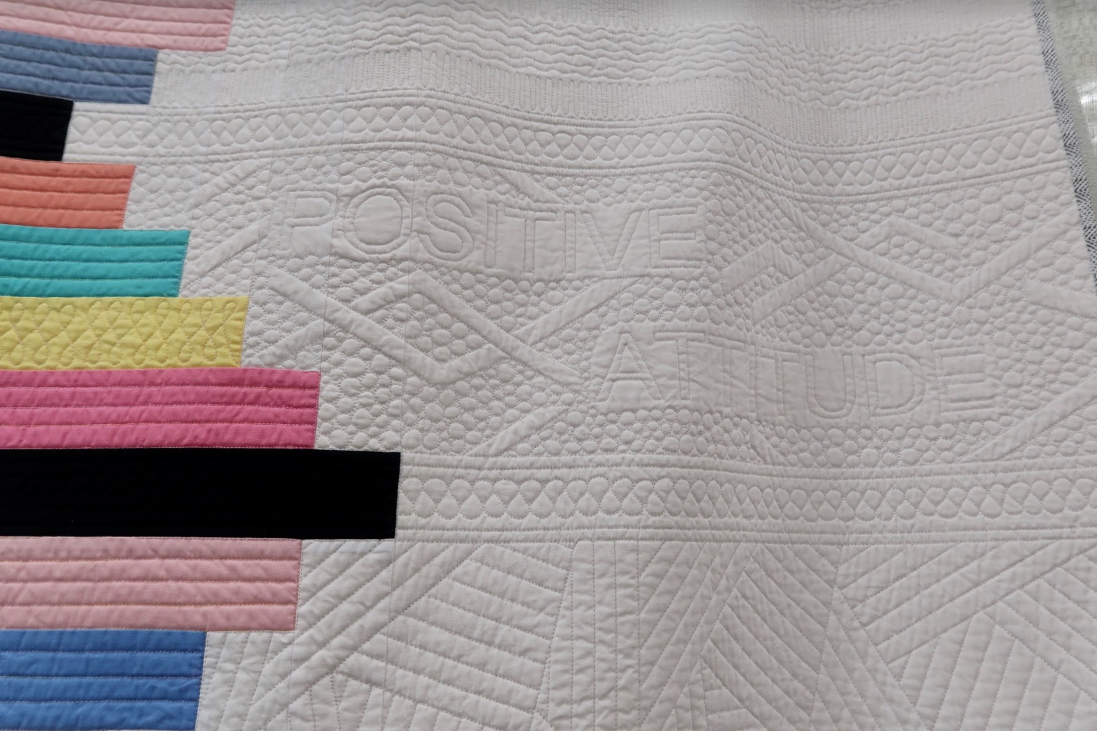 "Negative Space, Positive Attitude" by Victoria Findlay Wolfe - Detail 4